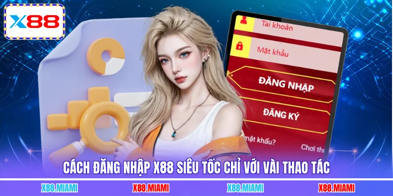 Cách đăng nhập X88 siêu tốc chỉ với vài thao tác